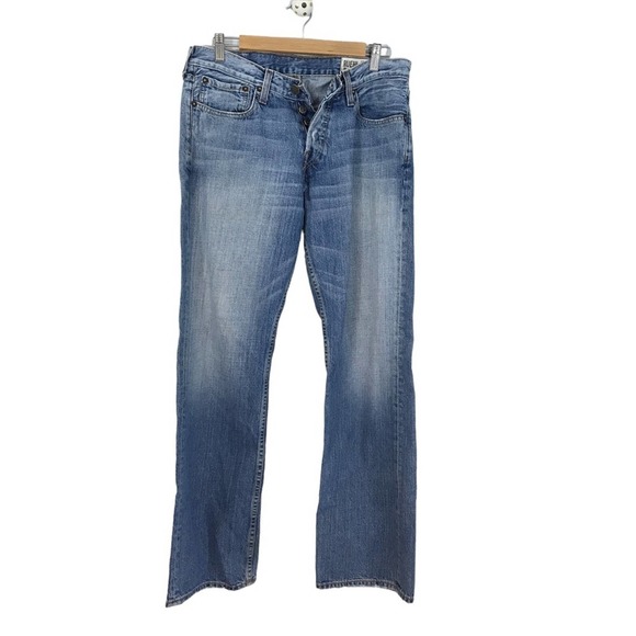 Ruehl No 925 Mercer Jeans Mens 30 x32 Blue Bootcut - Picture 1 of 6